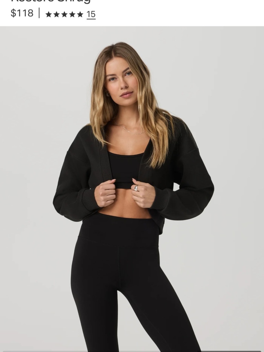 Vuori Restore Shrug - Picture 6 of 6